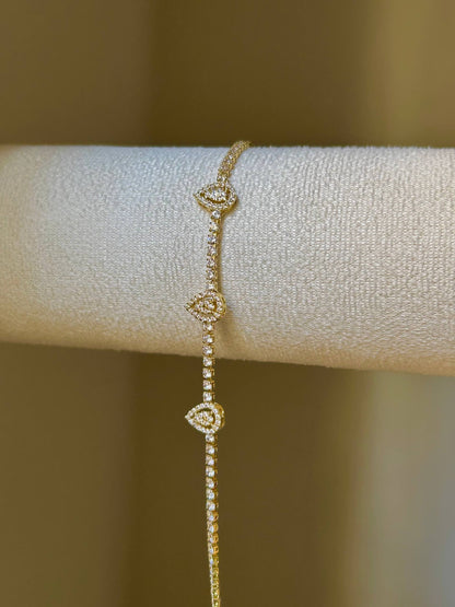 Teardrop Glamour Bracelet
