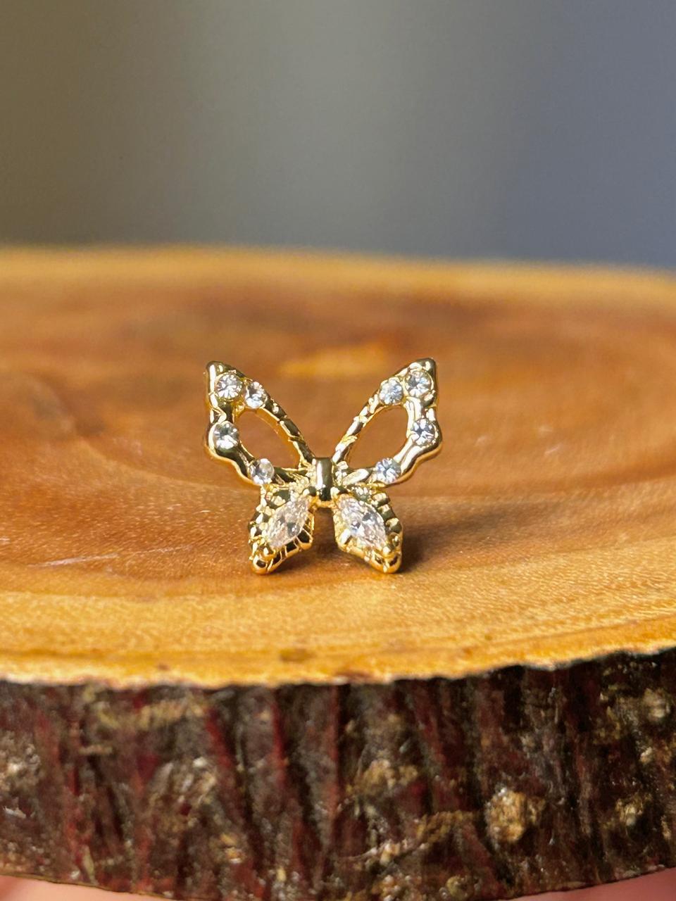 Golden Butterfly Piercing