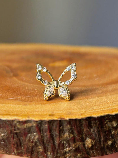 Golden Butterfly Piercing