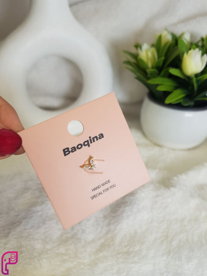 Golden Flat Back Piercings