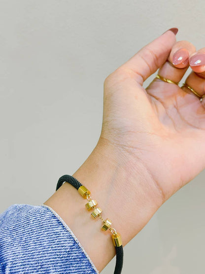 Urban Chic Silk Cord Bracelet