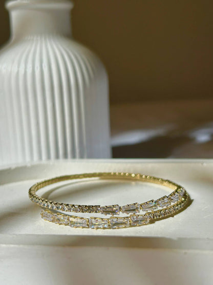 Radiant Baguette Bangle
