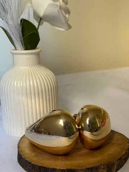 Golden Sculptural Bangle