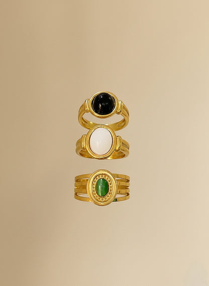 Classic Heritage Cabochon Rings
