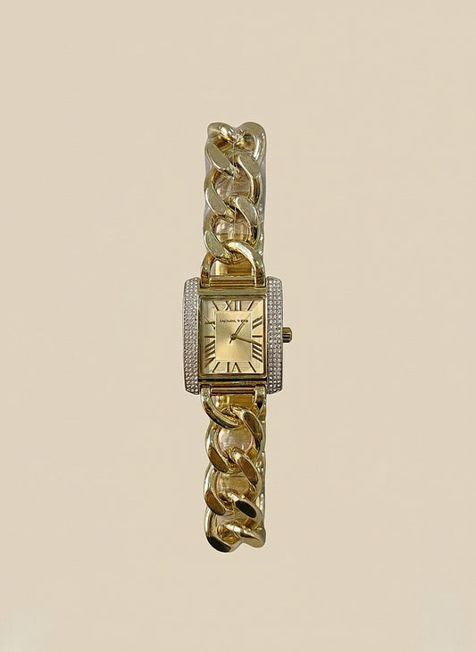 Gilded Chain Link Watch