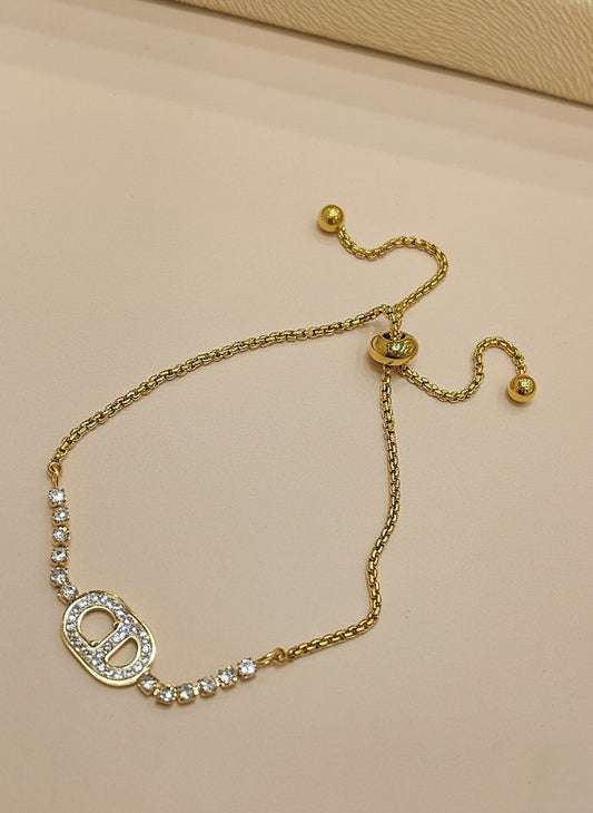 Radiant Crystal Medallion Bracelet