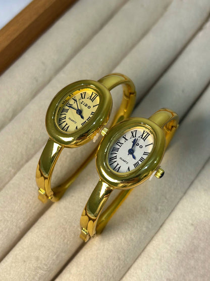 Vintage Oval Bangle Watch