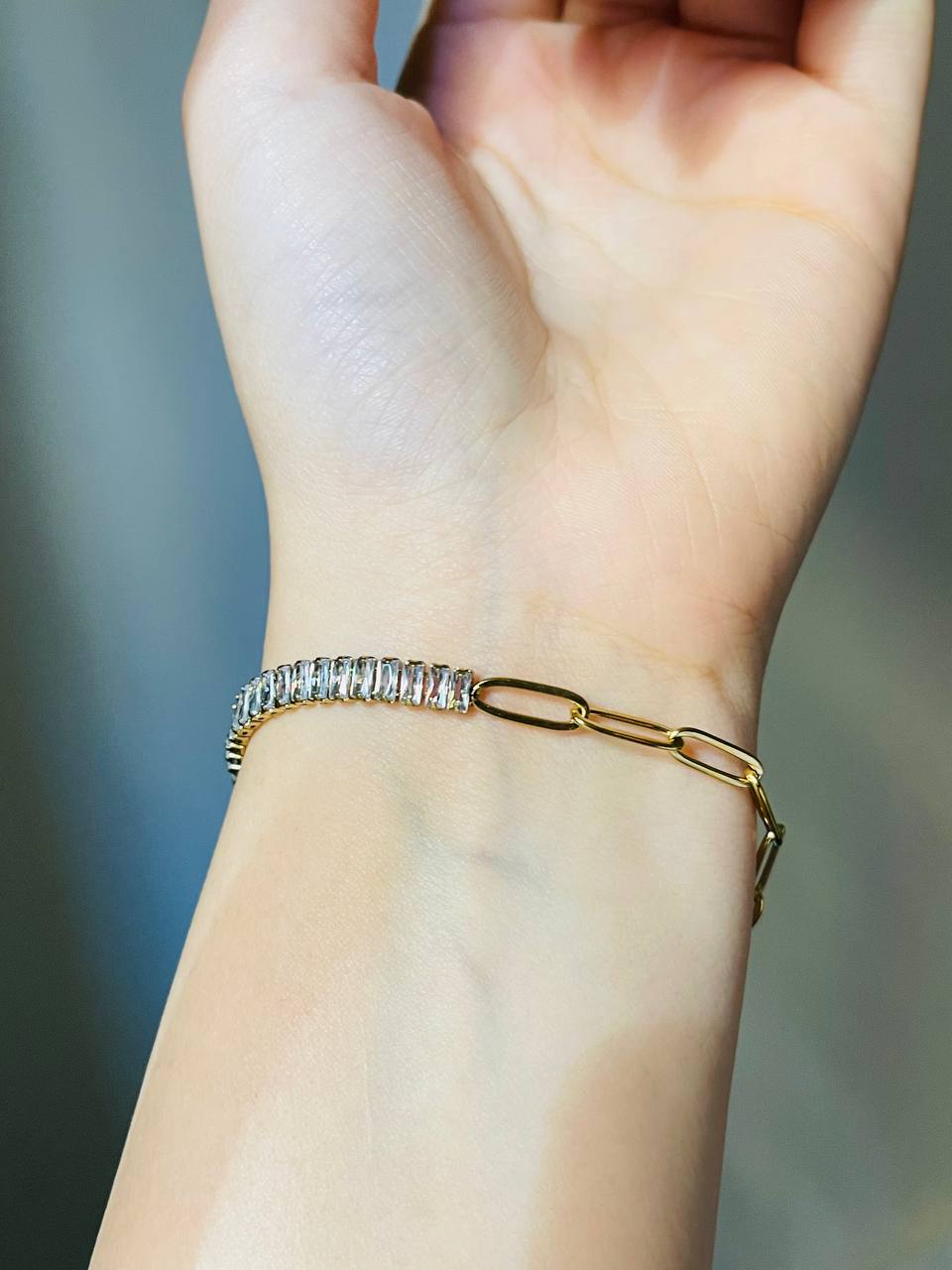 Baguette Link Bracelet