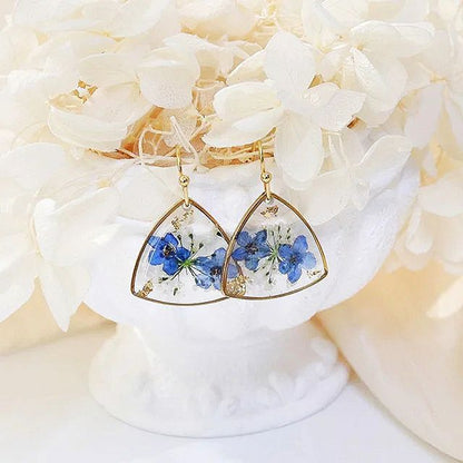 Pressed Flower Earrings