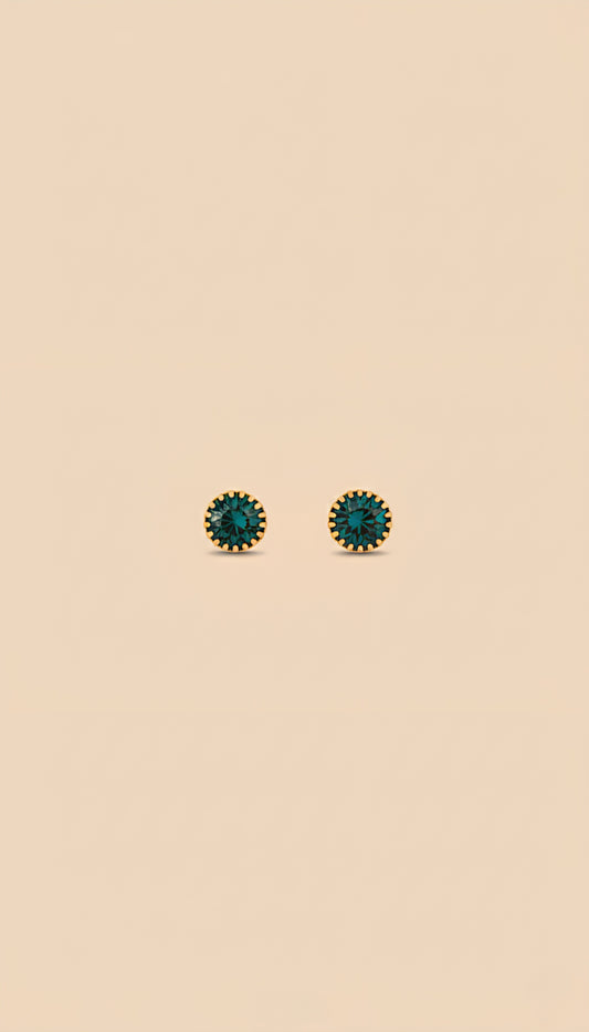 Emerald Radiance Studs