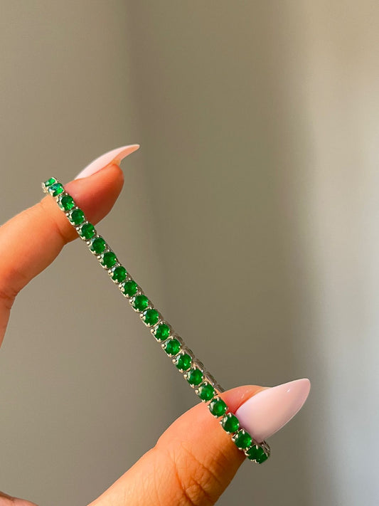 Emerald Tennis Bracelet