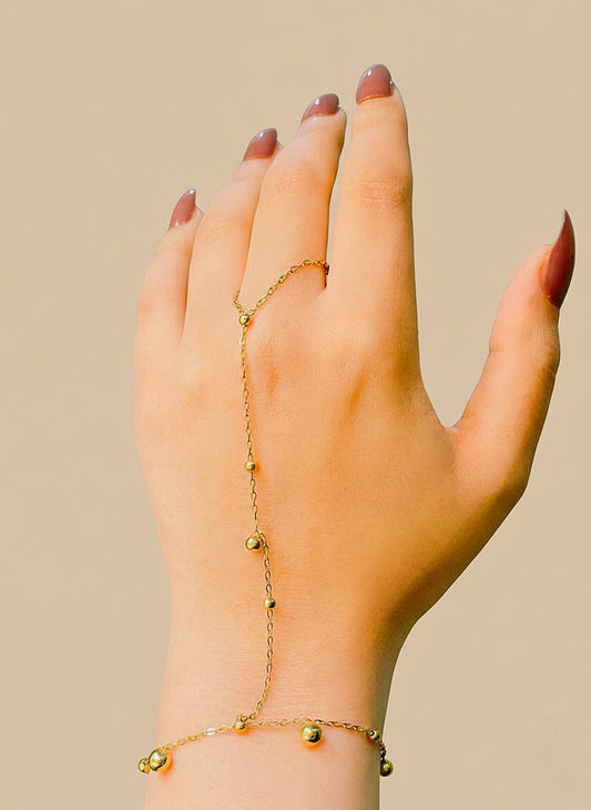 Elegant Bead Hand Chain