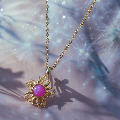 Rapunzel Opal Sun Necklace