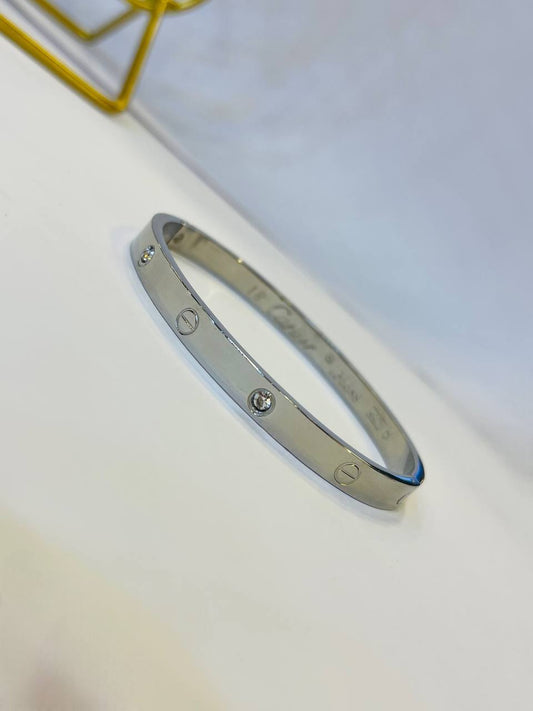 Crystal Edge Statement Bangle