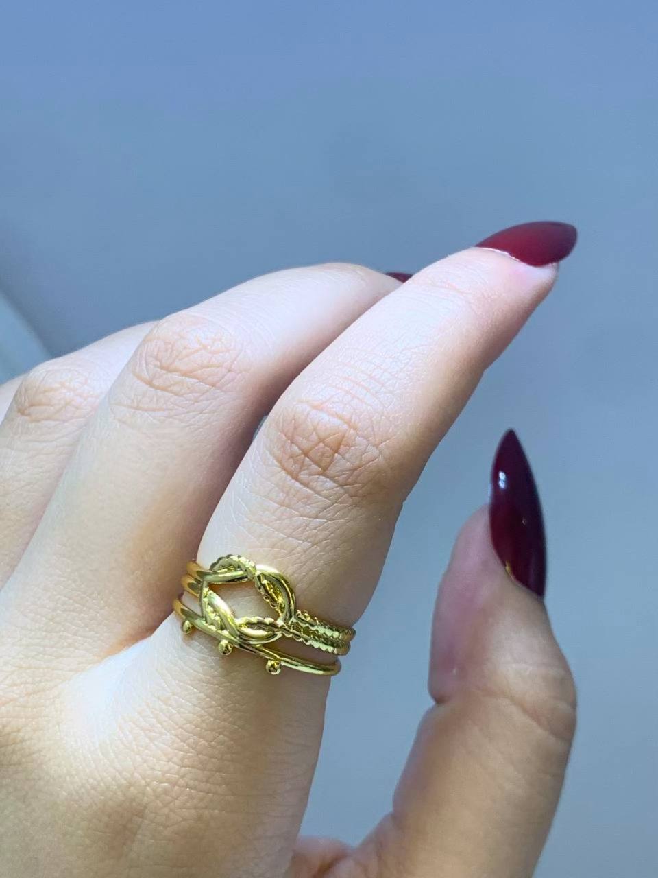Twisted Knot Ring