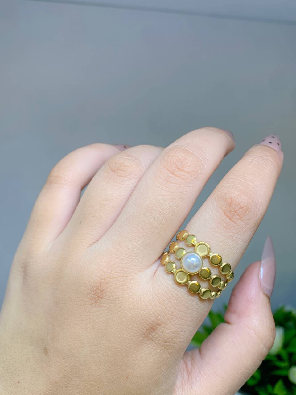 Pearl Armor – Adjustable Bold Ring Set