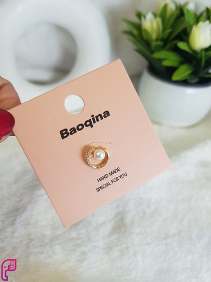 Golden Flat Back Piercings