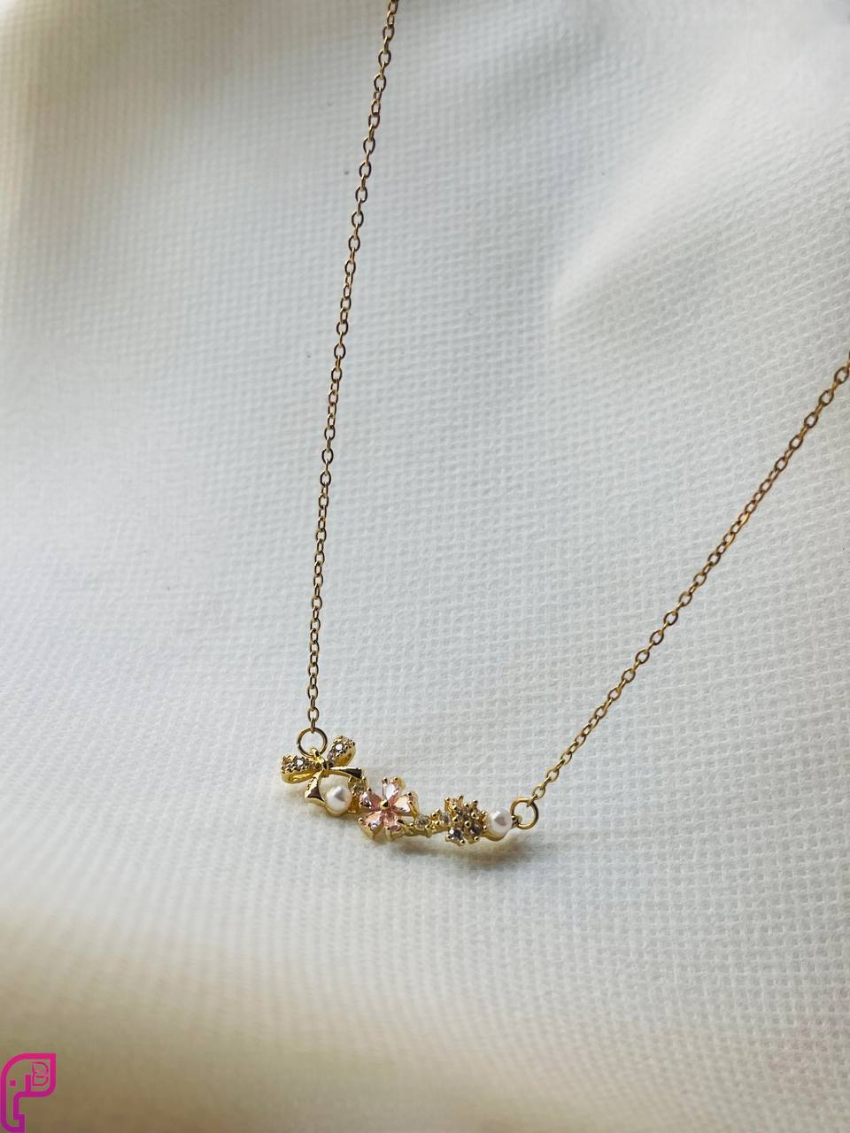 Bar of Blossoms Necklace
