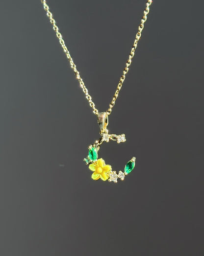 Colorful Floral Pendant