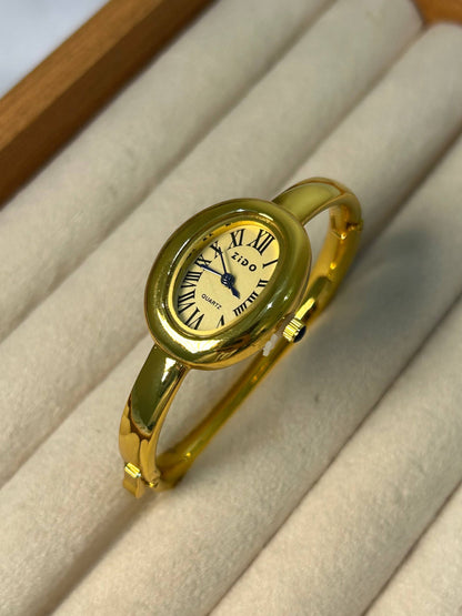 Vintage Oval Bangle Watch