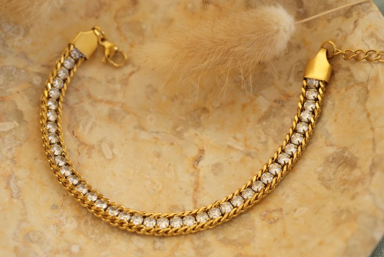 Grommet Tennis Bracelet
