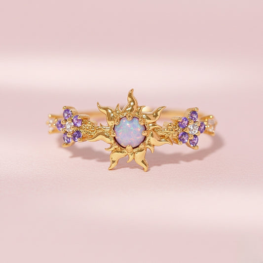 Magical Opal Sun Ring