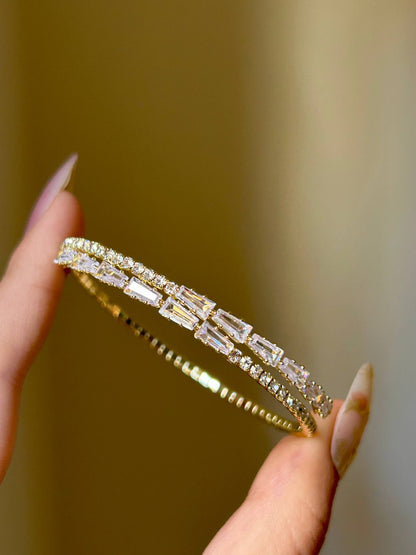 Radiant Baguette Bangle