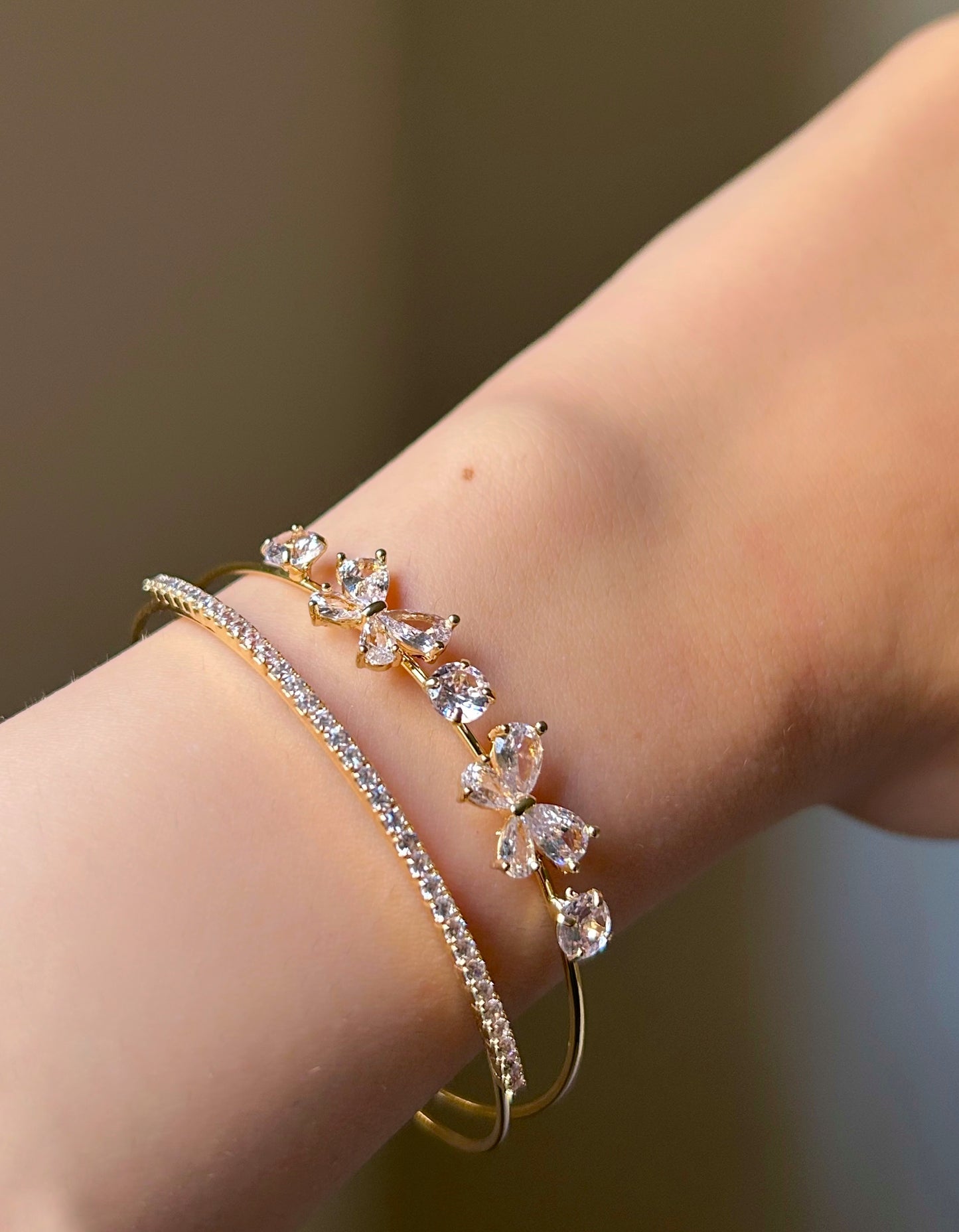 Glistening Butterfly Bangle