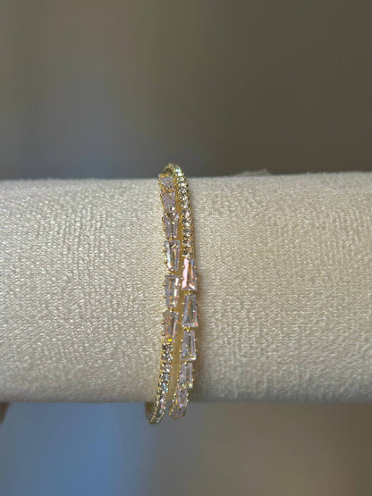 Radiant Baguette Bangle
