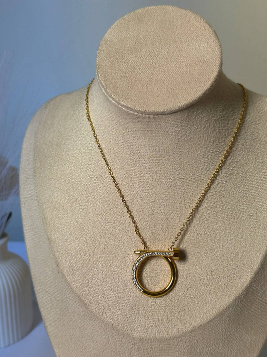 Crystal Nail Pendant