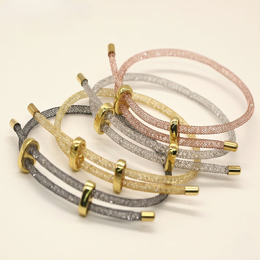 Shimmering Mesh  Bracelets