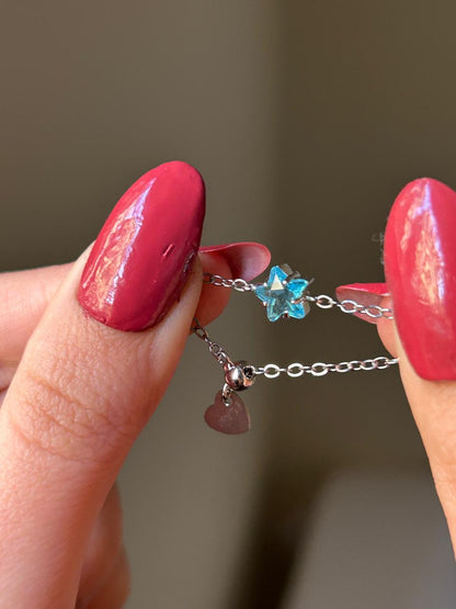 Azure Star Glide Ring