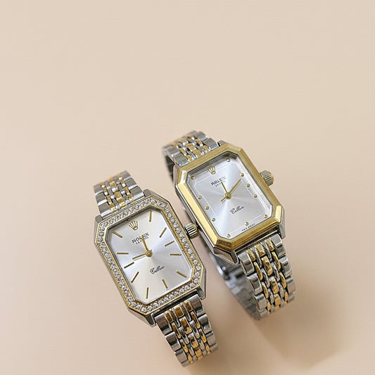 Elegant Duo Tone Timepiece