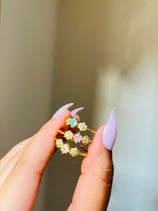 Tiny Blossom Ring