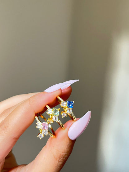 Dainty Crystal Ring
