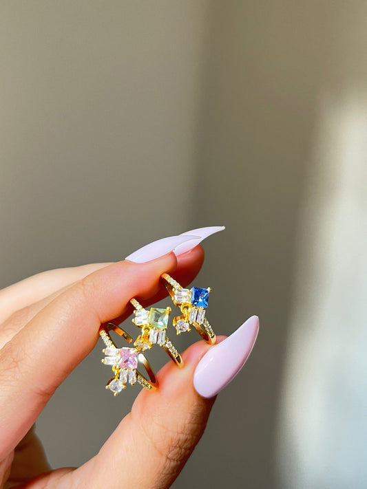 Dainty Crystal Ring