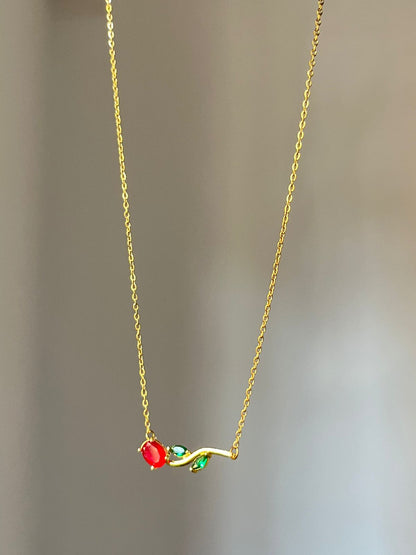 Tulip Rose Necklace