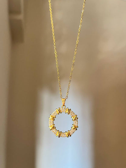 Sunburst Halo Necklace