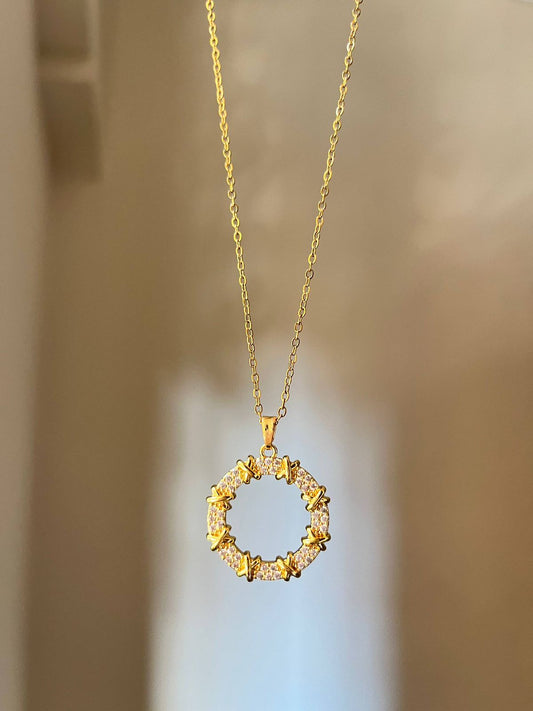 Sunburst Halo Necklace