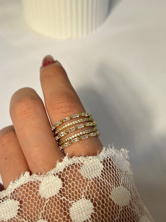 Grand Zircon Eternity Band