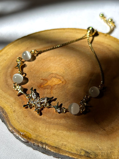 Celestial Butterfly Charm Bracelet