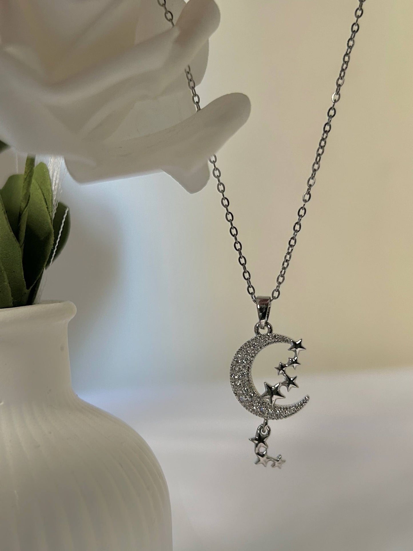 Celestial Moon & Star Necklace