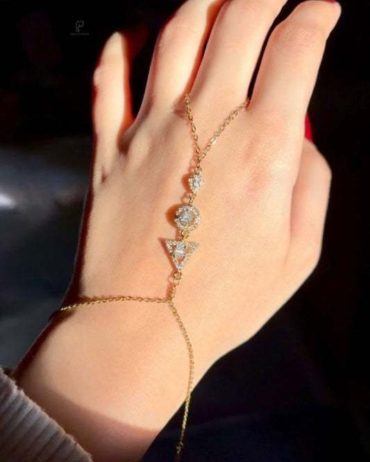 Dazzling Hand Chain Bracelet