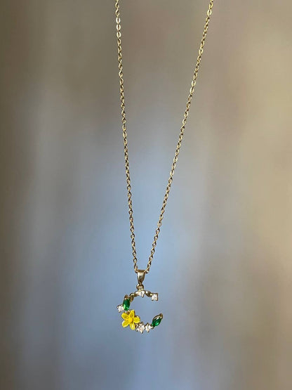 Colorful Floral Pendant