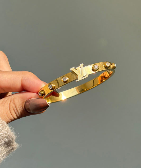 LV Bangle with Zirconia