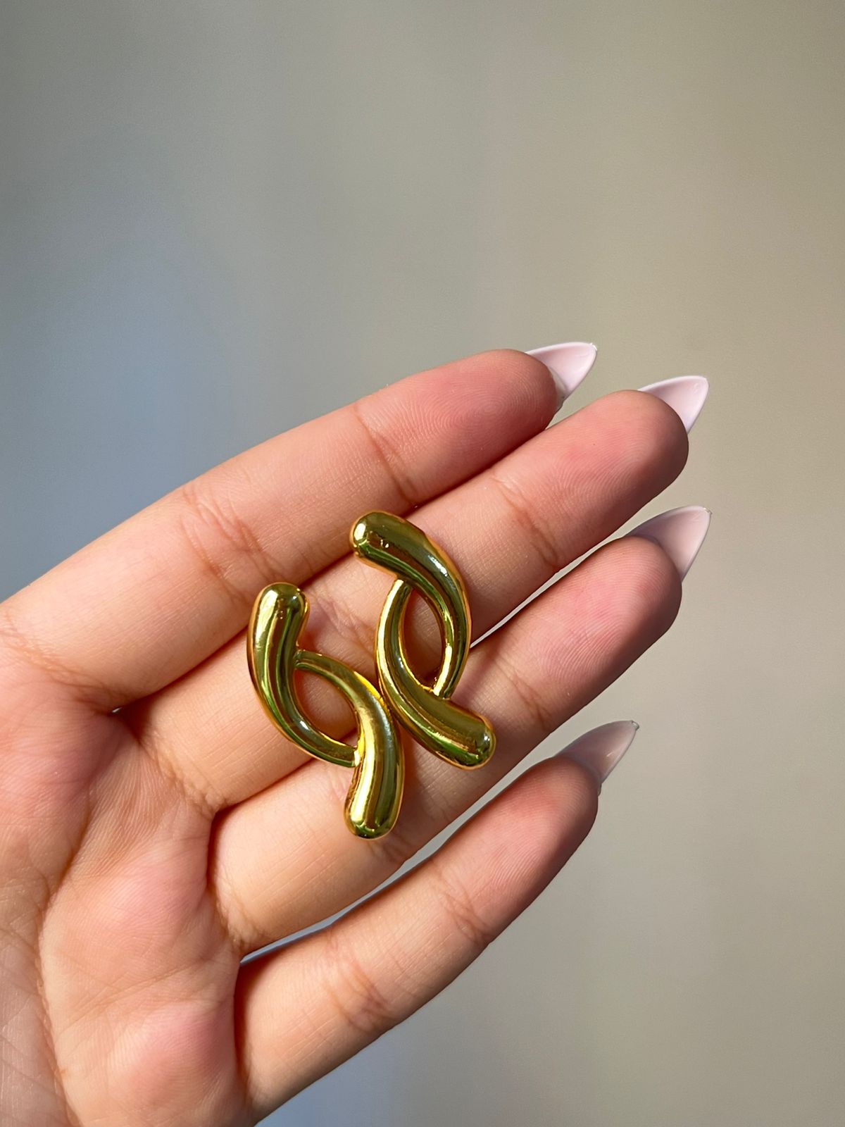 Golden Twist Earrings