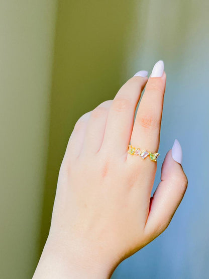 Colorful Gem Ring
