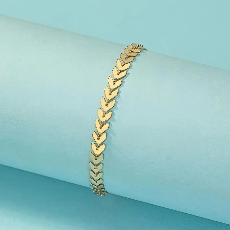 Chevron Chain Anklet