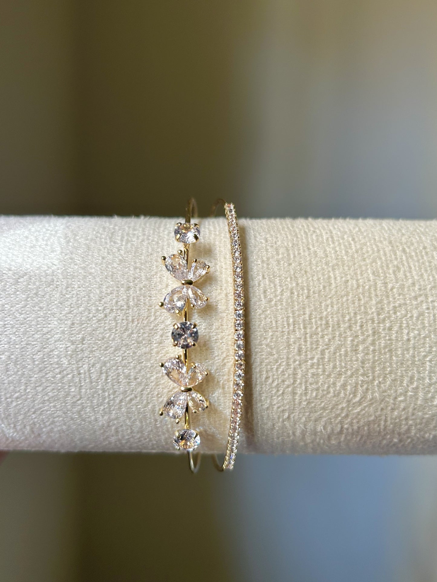 Glistening Butterfly Bangle