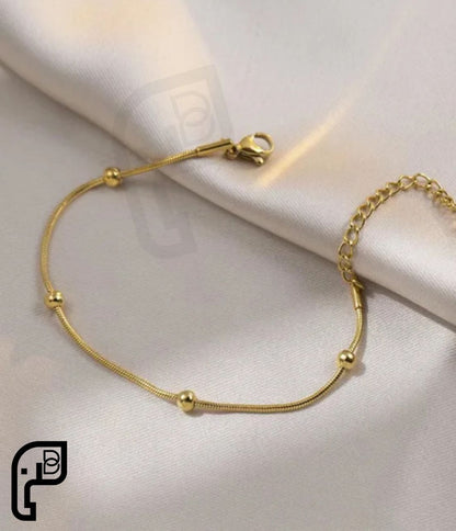 Beaded Snake Chain Bracelet
